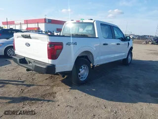 2024 Ford F-150 XL with VIN 1FTFW1L58RKD84844, listed as a IAAI auction lot 40752229 with 3,343 mi miles. Bid and sale history available at carsss.com. Image 4.