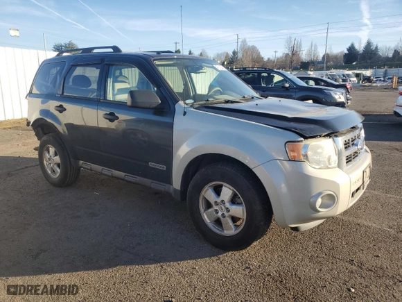 2008 Ford Escape XLT with VIN 1FMCU93Z68KC01946, listed as a Copart auction lot 47141445 with 152,589 mi miles and Salvage Title. Bid and sale history available at carsss.com. Image 4.