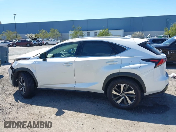 2021 Lexus NX with VIN JTJGARDZ8M5024318, listed as a IAAI auction lot 41859088 with 39,580 mi miles. Bid and sale history available at carsss.com. Image 14.
