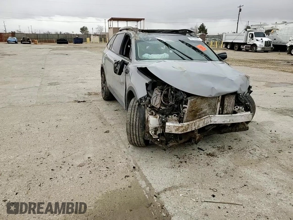 2022 Kia Sorento X-Line SX Prestige with VIN 5XYRKDLF2NG133529, listed as a Copart auction lot 48135025 with 35,674 mi miles and Salvage title. Bid and sale history available at DreamBid. Image 11.