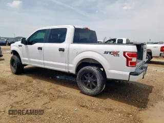 2018 Ford F-150 XL with VIN 1FTEW1EP4JKD12828, listed as a Copart auction lot 58188095 with 92,242 mi miles and Salvage title. Bid and sale history available at DreamBid. Image 2.