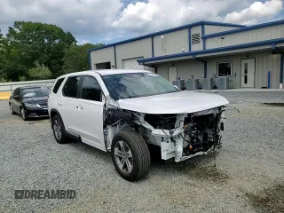 2025 Honda Pilot EX-L with VIN 5FNYG2H40SB005656, listed as a Copart auction lot 67875224 with 7,080 mi miles and Salvage Title. Bid and sale history available at carsss.com. Image 12.