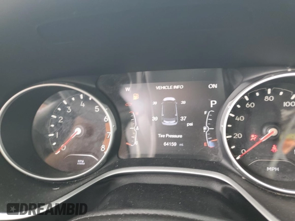 2019 Jeep Compass Altitude z VIN 3C4NJDBB5KT657021, wystawiony jako Copart lot #44572335 z przebiegiem 64 159 mil mil oraz Szkoda całkowita • Salvage title. Historia ofert i sprzedaży dostępna na DreamBid. Obrazek 9.