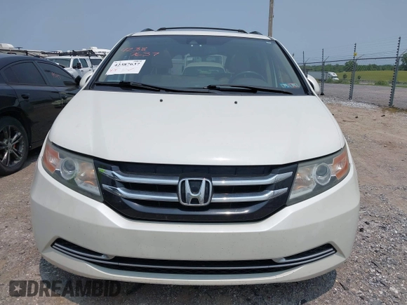 2014 Honda Odyssey EX-L with VIN 5FNRL5H62EB109573, listed as a IAAI auction lot 42387637 with 208,061 mi miles and . Bid and sale history available at DreamBid. Image 12.