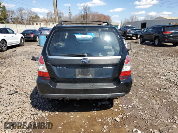2007 Subaru Forester X w/Premium Pkg with VIN JF1SG65627H725086, listed as a Copart auction lot 50377305 with 190,802 mi miles and Salvage Title. Bid and sale history available at carsss.com. Image 6.