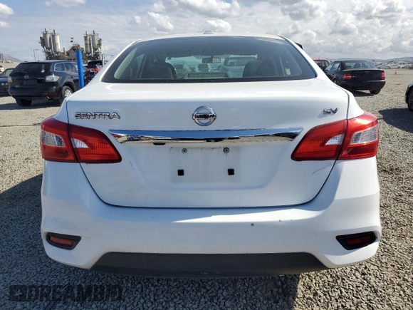 2019 Nissan Sentra SV z VIN 3N1AB7AP1KY313153, wystawiony jako Copart lot #53393725 z przebiegiem 53 203 mil mil oraz Szkoda całkowita • Salvage title. Historia ofert i sprzedaży dostępna na DreamBid. Obrazek 6.