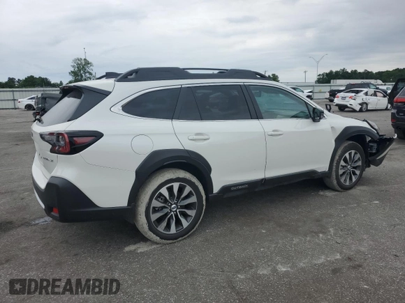 2025 Subaru Outback Limited z VIN 4S4BTANC7S3124000, wystawiony jako Copart lot #57419085 z przebiegiem 8 920 mil mil oraz Szkoda całkowita • Salvage title. Historia ofert i sprzedaży dostępna na DreamBid. Obrazek 3.