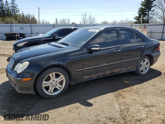 2007 Mercedes-Benz C 230 Sport with VIN WDBRF52H77F890234, listed as a Copart auction lot 53742555 with 271,934 mi miles and Clean Title. Bid and sale history available at DreamBid. Image 1.