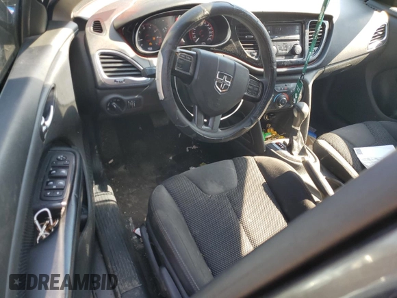 2015 Dodge Dart SXT with VIN 1C3CDFBB7FD309327, listed as a Copart auction lot 46782915 with 150,420 mi miles and Salvage Title. Bid and sale history available at carsss.com. Image 8.