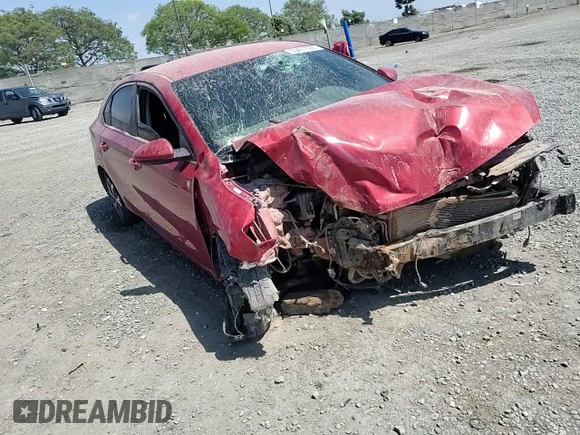 2021 Kia Forte LXS with VIN 3KPF24AD1ME387104, listed as a Copart auction lot 55461895 with 89,496 mi miles and Salvage title. Bid and sale history available at DreamBid. Image 13.