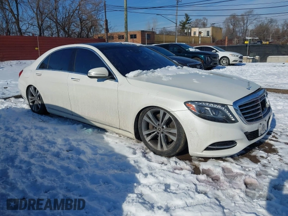 2016 Mercedes-Benz S 550 z VIN WDDUG8FB3GA217511, wystawiony jako IAAI lot #41329788 z przebiegiem 112 210 mil mil oraz . Historia ofert i sprzedaży dostępna na DreamBid. Obrazek 1.
