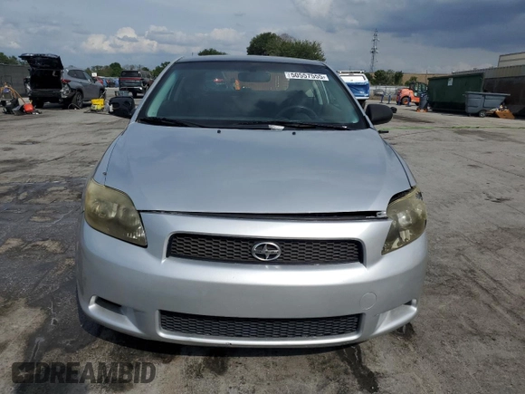 2007 Scion tC Spec with VIN JTKDE177270207889, listed as a Copart auction lot 50557555 with 192,091 mi miles and Salvage Title. Bid and sale history available at carsss.com. Image 5.