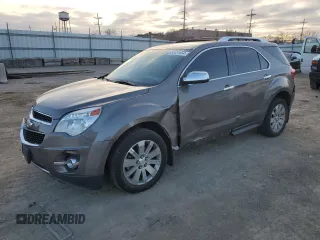 2011 Chevrolet Equinox LT w/2LT with VIN 2CNFLNECXB6319977, listed as a Copart auction lot 48241185 with 145,966 mi miles and Salvage Title. Bid and sale history available at carsss.com. Image 1.