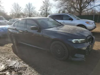 2024 BMW 3 Series M340i xDrive with VIN 3MW49FF03R8E03567, listed as a Copart auction lot 44001675 with 5,988 mi miles and Salvage Title. Bid and sale history available at carsss.com. Image 4.