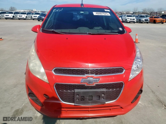 2014 Chevrolet Spark LT with VIN KL8CD6S96EC468149, listed as a Copart auction lot 46687625 with 118,469 mi miles and Salvage Title. Bid and sale history available at carsss.com. Image 5.