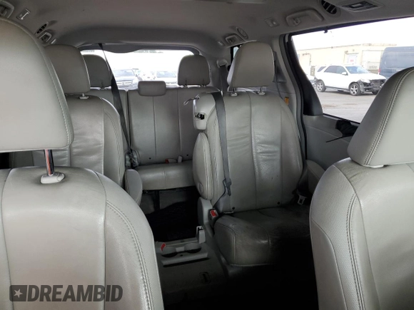2012 Toyota Sienna XLE AAS with VIN 5TDYK3DC7CS275496, listed as a Copart auction lot 62612815 with 130,027 mi miles and Salvage title. Bid and sale history available at DreamBid. Image 10.