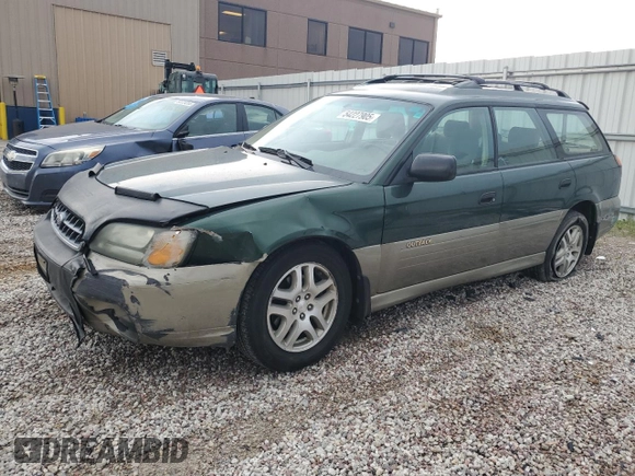 2003 Subaru Legacy Outback with VIN 4S3BH675437644747, listed as a Copart auction lot 54227905 with 199,281 mi miles and Salvage title. Bid and sale history available at DreamBid. Image 1.