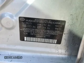 2011 Hyundai Elantra GLS with VIN 5NPDH4AE2BH051632, listed as a Copart auction lot 50066985 with 238,555 mi miles and Salvage Title. Bid and sale history available at carsss.com. Image 13.