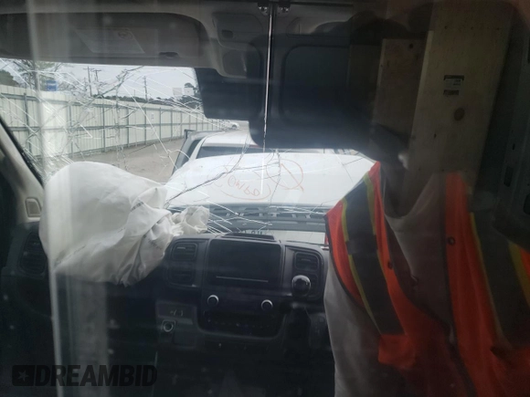 2024 Ram ProMaster Cargo Tradesman with VIN 3C6LRVDG7RE106609, listed as a Copart auction lot 47199625 with 20,792 mi miles and Salvage Title. Bid and sale history available at DreamBid. Image 10.