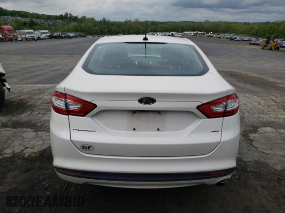 2015 Ford Fusion SE with VIN 1FA6P0H72F5130273, listed as a Copart auction lot 55579095 with 110,650 mi miles and Salvage Title. Bid and sale history available at DreamBid. Image 6.