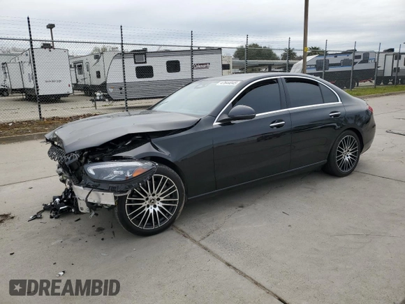 2023 Mercedes-Benz C 300 z VIN W1KAF4GB7PR080507, wystawiony jako Copart lot #47644045 z przebiegiem Nie podano mil oraz Szkoda całkowita • Salvage title. Historia ofert i sprzedaży dostępna na DreamBid. Obrazek 1.