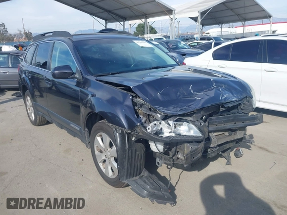 2011 Subaru Outback 3.6R Limited with VIN 4S4BRDJC0B2410847, listed as a IAAI auction lot 41765333 with 129,171 mi miles. Bid and sale history available at carsss.com. Image 1.