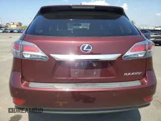 2013 Lexus RX 450h with VIN JTJZB1BA6D2411861, listed as a Copart auction lot 47076405 with 67,985 mi miles and Clean title. Bid and sale history available at DreamBid. Image 6.
