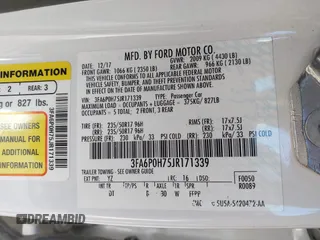 2018 Ford Fusion SE with VIN 3FA6P0H75JR171339, listed as a IAAI auction lot 41445890 with 76,731 mi miles. Bid and sale history available at carsss.com. Image 9.