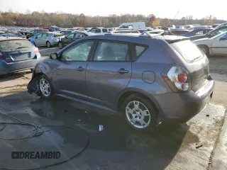 2009 Pontiac Vibe with VIN 5Y2SM67049Z452998, listed as a Copart auction lot 78538494 with 184,596 mi miles and Salvage Title. Bid and sale history available at carsss.com. Image 2.