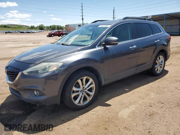 2013 Mazda CX-9 Grand Touring z VIN JM3TB3DV9D0413563, wystawiony jako Copart lot #57911395 z przebiegiem 86 449 mil mil oraz Czysty tytuł • Clean title. Historia ofert i sprzedaży dostępna na DreamBid. Obrazek 1.