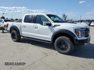 2024 Ford F-150 Raptor with VIN 1FTFW1RG1RFA22551, listed as a Copart auction lot 51982195 with 5,473 mi miles and Salvage Title. Bid and sale history available at DreamBid. Image 4.