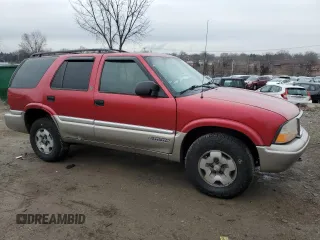 2001 GMC Jimmy SLE with VIN 1GKDT13W012159836, listed as a Copart auction lot 43290295 with 128,833 mi miles and Salvage Title. Bid and sale history available at carsss.com. Image 4.