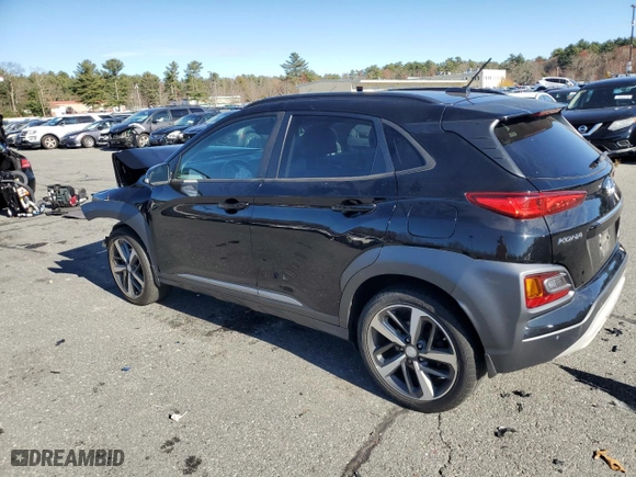 2018 Hyundai Kona Ultimate with VIN KM8K5CA58JU112671, listed as a Copart auction lot 81144064 with 0 mi miles and Salvage Title. Bid and sale history available at carsss.com. Image 2.