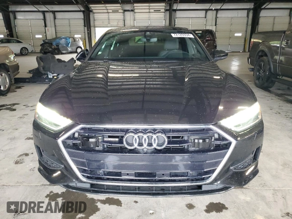 2019 Audi A7 Premium Plus with VIN WAUR2AF22KN052569, listed as a Copart auction lot 72126934 with 74,366 mi miles and Salvage Title. Bid and sale history available at carsss.com. Image 5.