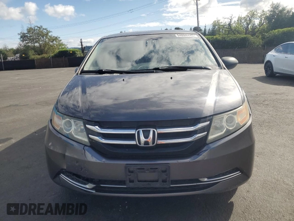 2015 Honda Odyssey LX with VIN 5FNRL5H27FB018491, listed as a Copart auction lot 54888445 with 129,488 mi miles and Salvage Title. Bid and sale history available at DreamBid. Image 5.