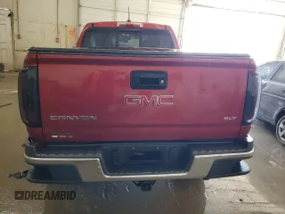 2016 GMC Canyon 4WD SLT with VIN 1GTG6DE30G1104614, listed as a Copart auction lot 50416425 with 147,777 mi miles and Salvage Title. Bid and sale history available at carsss.com. Image 6.