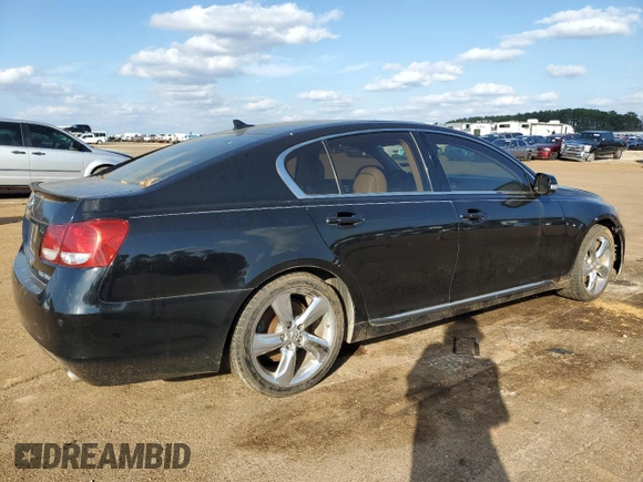 2008 Lexus GS 350 with VIN JTHBE96S380036184, listed as a Copart auction lot 44456745 with 315,638 mi miles and Clean Title. Bid and sale history available at carsss.com. Image 3.