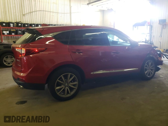 2020 Acura RDX w/Technology Pkg with VIN 5J8TC2H54LL025827, listed as a Copart auction lot 60447193 with 34,207 mi miles. Bid and sale history available at carsss.com. Image 3.