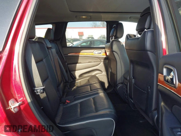 2013 Jeep Grand Cherokee Overland with VIN 1C4RJFCT3DC543862, listed as a IAAI auction lot 41370366 with 65,978 mi miles. Bid and sale history available at carsss.com. Image 8.