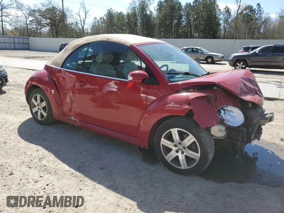2006 Volkswagen Beetle with VIN 3VWRF31Y16M322189, listed as a Copart auction lot 48526315 with 199,796 mi miles and Salvage title. Bid and sale history available at DreamBid. Image 4.