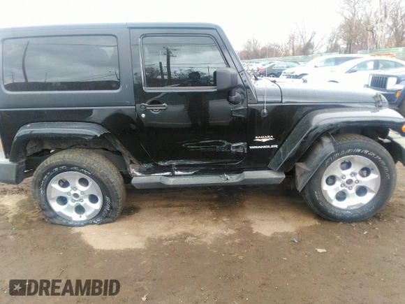 2014 Jeep Wrangler Sahara with VIN 1C4AJWBG9EL161712, listed as a IAAI auction lot 41839193 with 68,318 mi miles and . Bid and sale history available at DreamBid. Image 13.