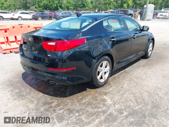 2015 Kia Optima LX with VIN 5XXGM4A71FG387980, listed as a IAAI auction lot 42330602 with 96,189 mi miles and . Bid and sale history available at DreamBid. Image 4.