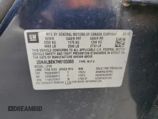2017 Chevrolet Equinox LS with VIN 2GNALBEK7H6103363, listed as a Copart auction lot 51004595 with 238,552 mi miles and Salvage Title. Bid and sale history available at DreamBid. Image 13.