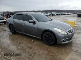 2012 Infiniti G37 x with VIN JN1CV6AR4CM676689, listed as a Copart auction lot 47630275 with Not Provided miles and Salvage Title. Bid and sale history available at DreamBid. Image 4.