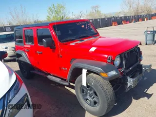 2020 Jeep Wrangler Unlimited Willys with VIN 1C4HJXDN5LW130646, listed as a IAAI auction lot 41979764 with 66,244 mi miles and . Bid and sale history available at DreamBid. Image 1.