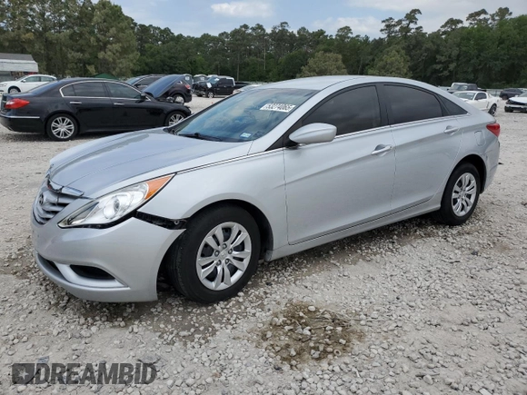 2012 Hyundai Sonata GLS with VIN 5NPEB4ACXCH452187, listed as a Copart auction lot 53274065 with 38,715 mi miles and Salvage Title. Bid and sale history available at carsss.com. Image 1.