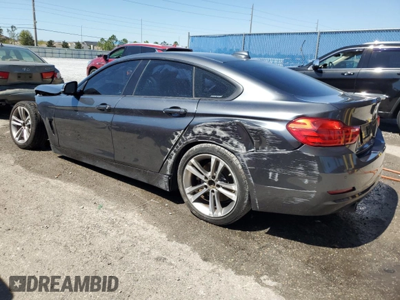 2015 BMW 4 Series 435i with VIN WBA4B1C50FD418355, listed as a Copart auction lot 48672575 with 156,311 mi miles and Salvage Title. Bid and sale history available at carsss.com. Image 2.