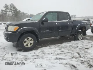 2005 Toyota Tundra Limited z VIN 5TBDT48145S475127, wystawiony jako Copart lot #46143815 z przebiegiem 276 360 mil mil oraz Szkoda całkowita • Salvage title. Historia ofert i sprzedaży dostępna na DreamBid. Obrazek 1.