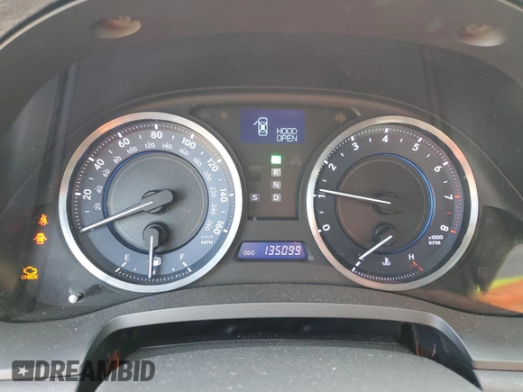 2012 Lexus IS 350 with VIN JTHBE5C29C5029765, listed as a Copart auction lot 41739515 with 135,099 mi miles and Salvage title. Bid and sale history available at DreamBid. Image 9.