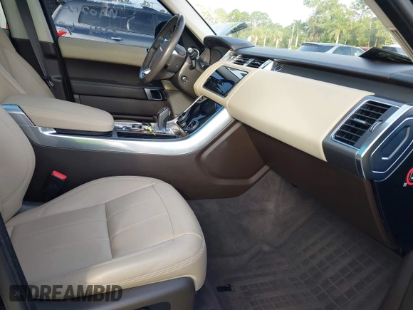 2018 Land Rover Range Rover Sport SE with VIN SALWG2RV3JA810212, listed as a IAAI auction lot 41632432 with 55,472 mi miles and . Bid and sale history available at DreamBid. Image 5.
